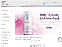 Tablet Screenshot of murad.dk